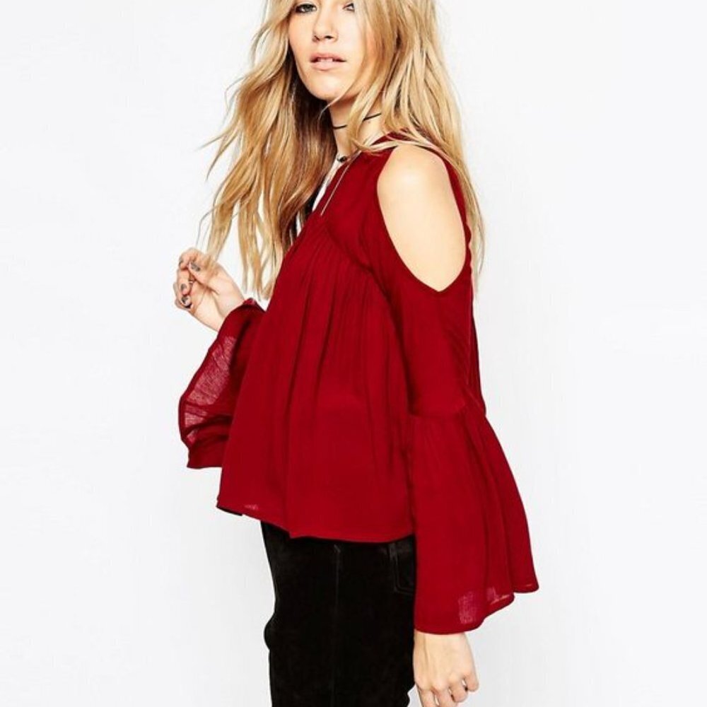 ASOS Cold Shoulder Top